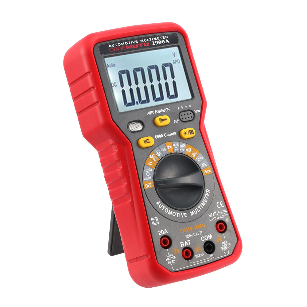 Intelligent digital multimeter for automobile